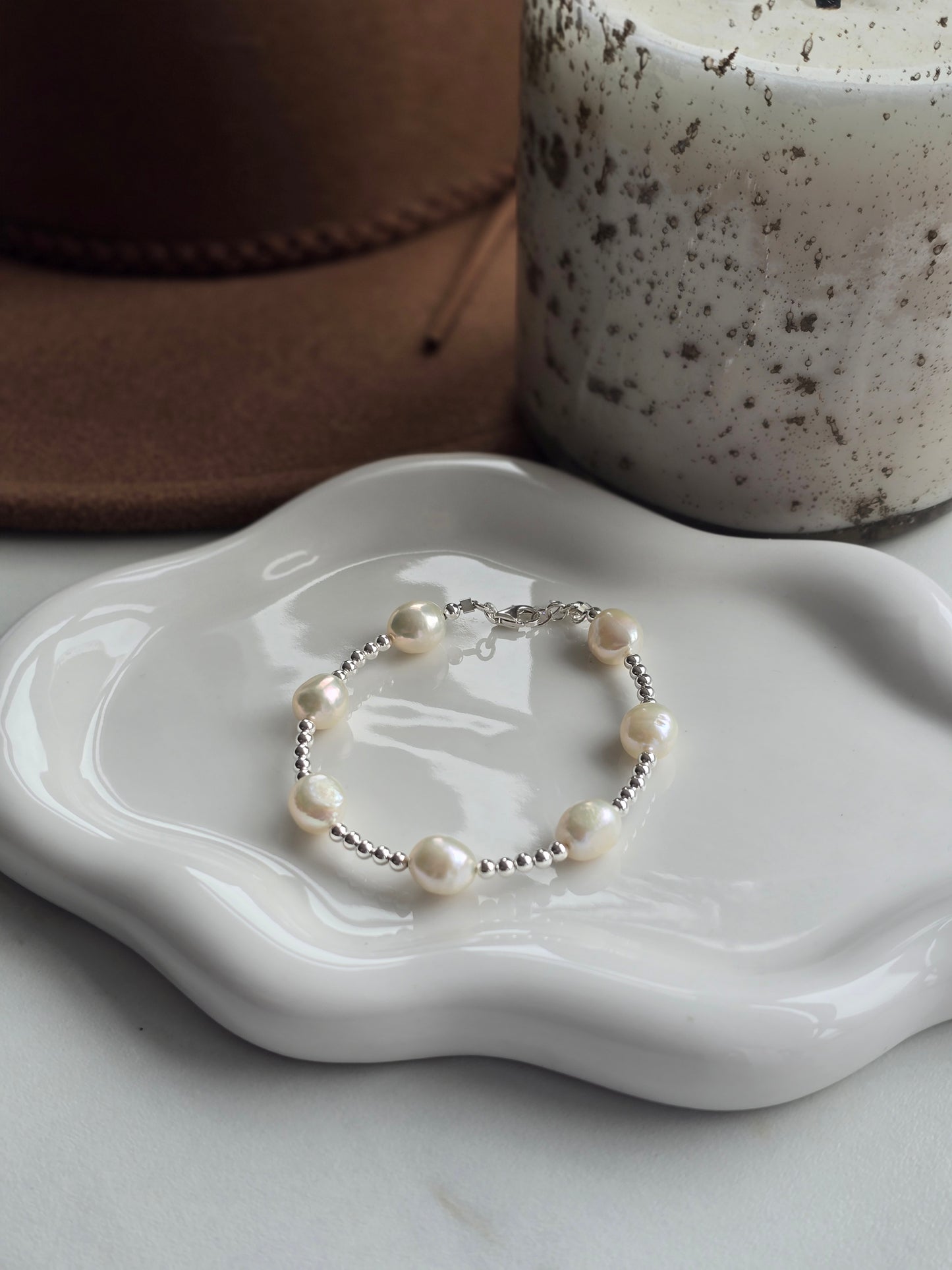 Alison Pearl Beaded Bracelet