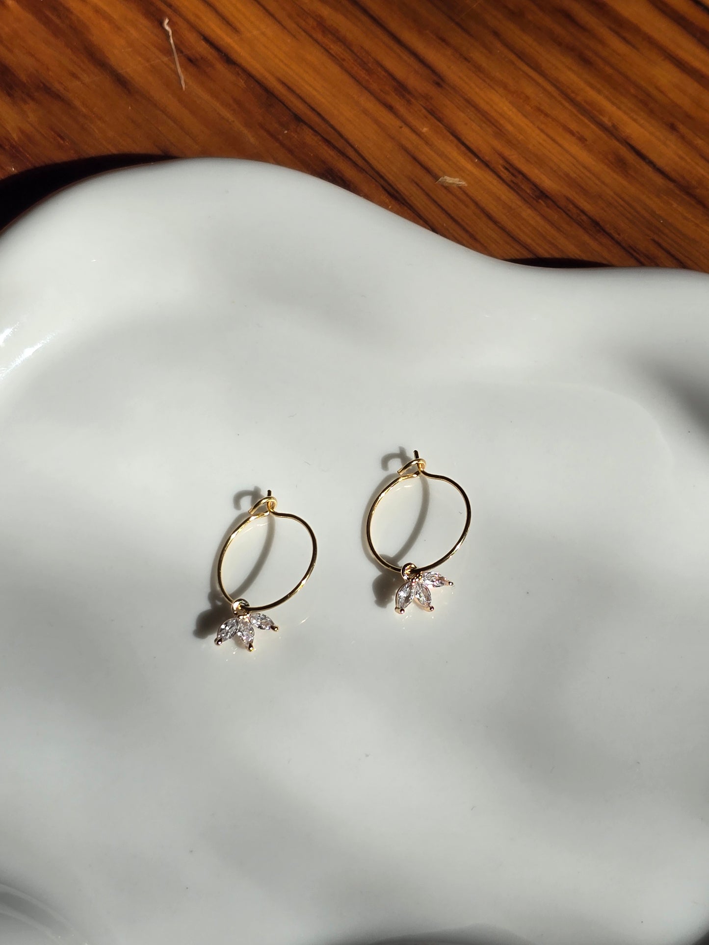 Clover Hoop Earrings