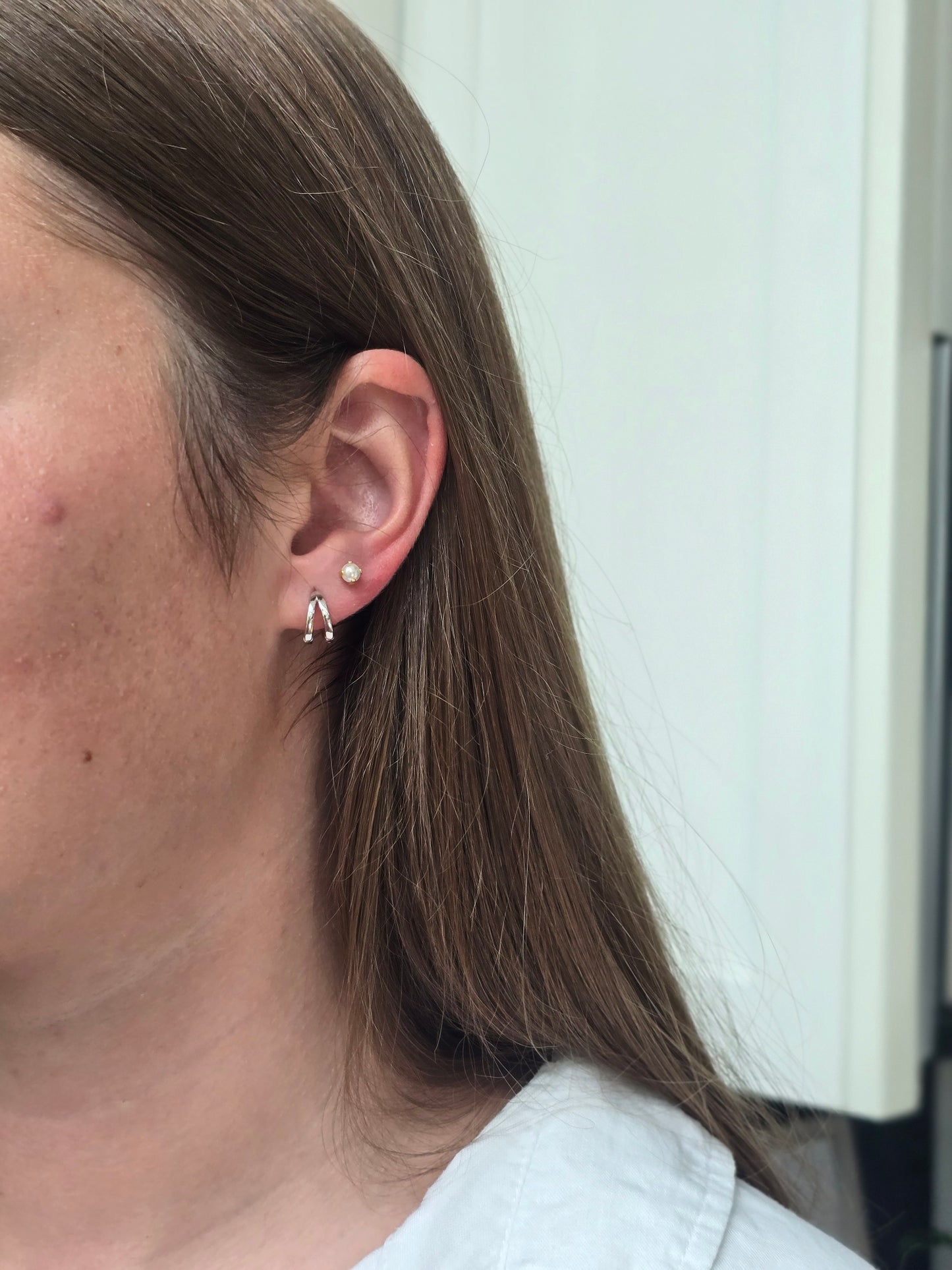 Sadie Double Band Hoops