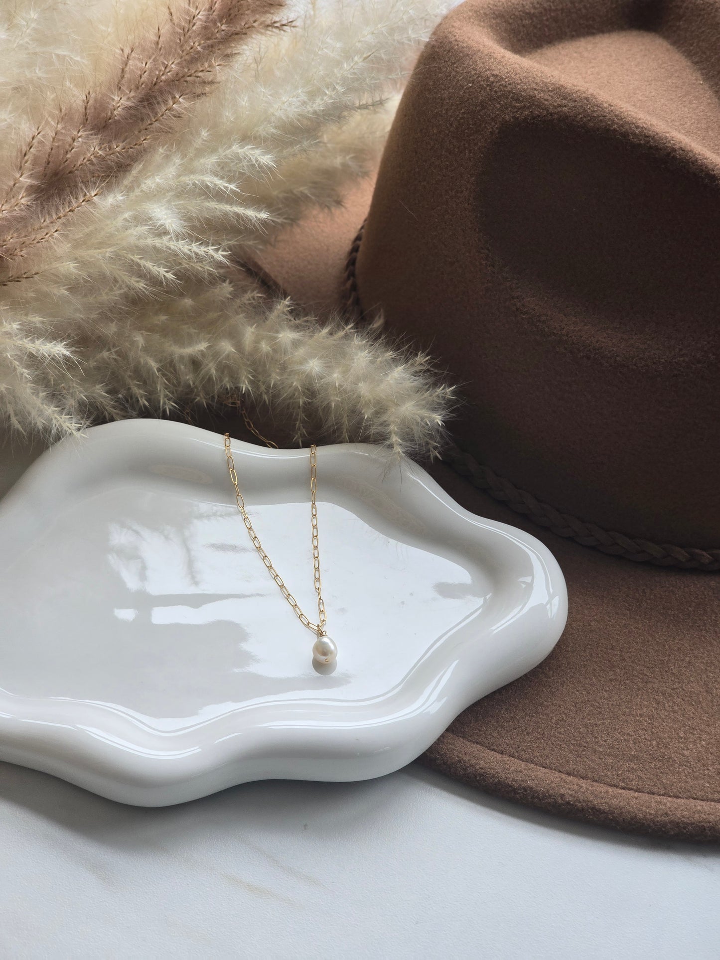 Dainty Pearl Necklace