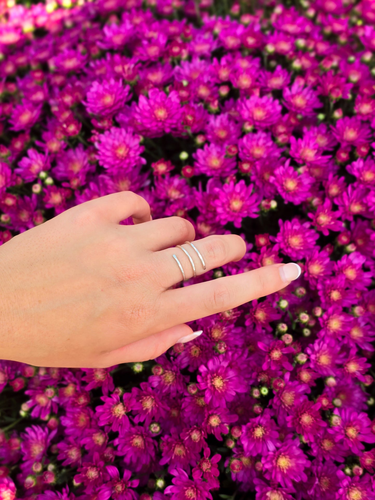 Hammered Wrap Ring