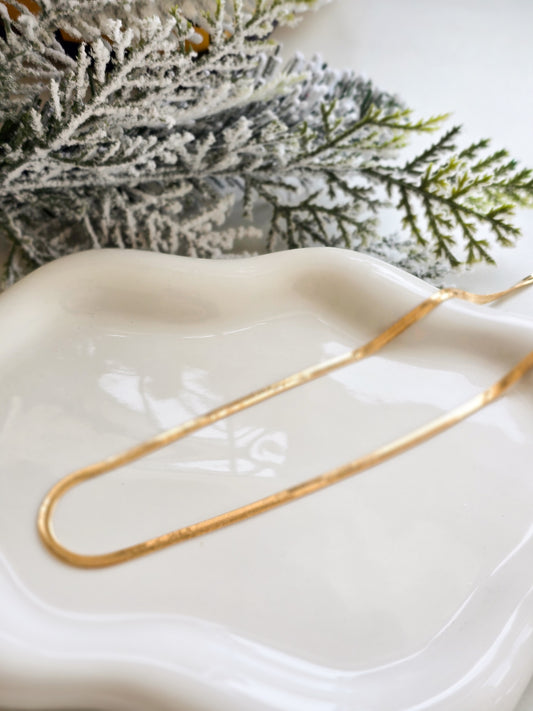 Jade Herringbone Necklace